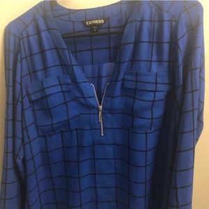 Express cobalt blue top